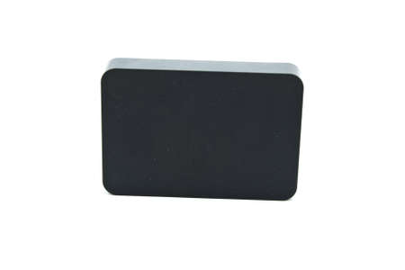 Black External Harddrive for Computerの写真素材