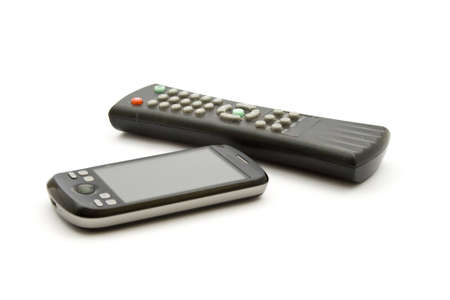 Zapper for Television with Smartphoneの写真素材