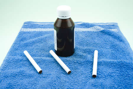 Healthy and Unhealthyの写真素材