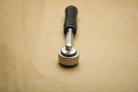 Ratchet for Working on Gold Underlaymentの写真素材
