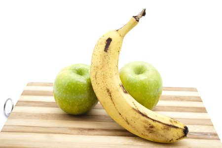Banana with Green Apples の写真素材