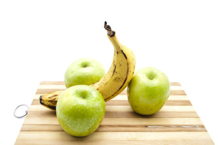 Banana with Green Apples の写真素材