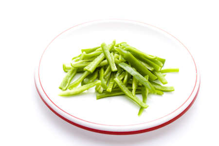 Sliced Bell Pepper on Plate の写真素材