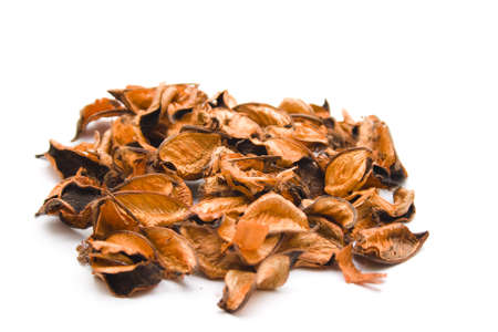 Potpourri  on white background の写真素材