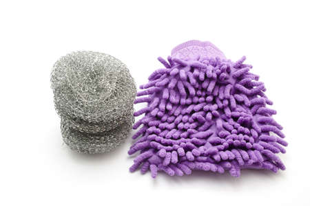 Duster with Steel Sponge の写真素材