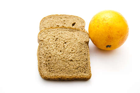 Plastic Tangerine with Bread の写真素材