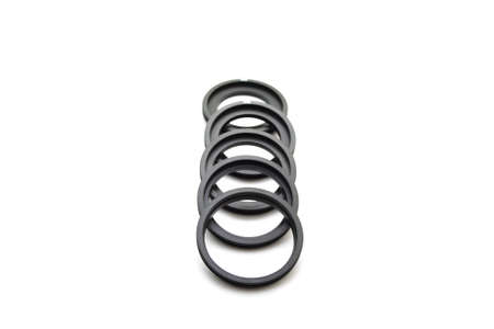 Camera Rings on white background 