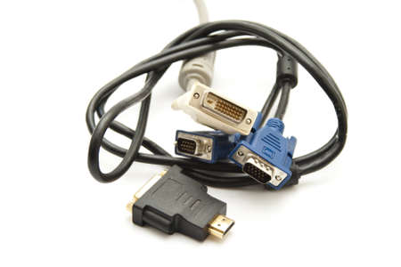 video graphics array Cable for Computer の写真素材