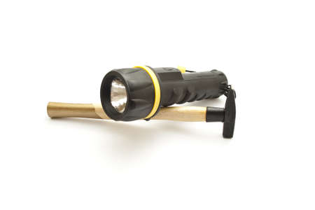Black Torch with hammerの写真素材