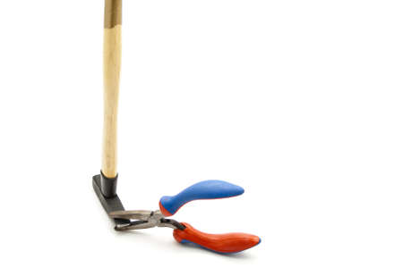 Hammer with tong の写真素材