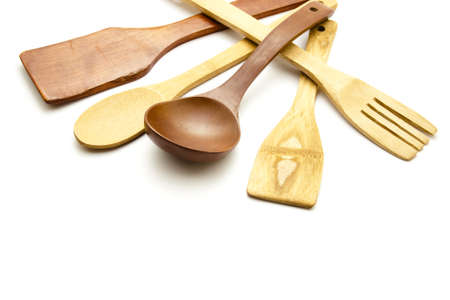 Different Wooden Cooking Spoon の写真素材