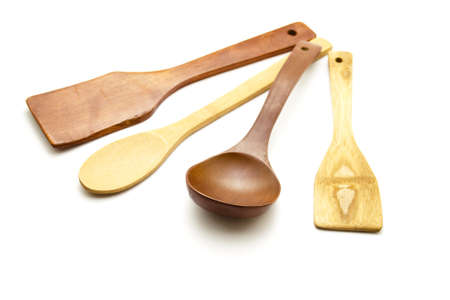 Different Wooden Cooking Spoon の写真素材
