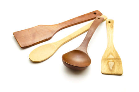 Different Wooden Cooking Spoon の写真素材