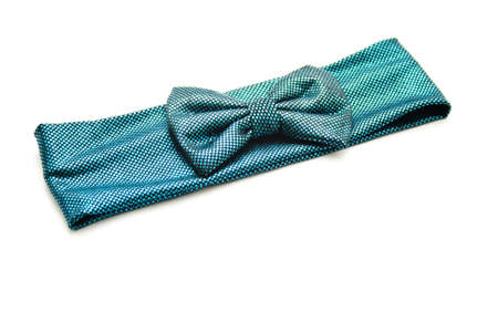 Blue Headband on white background の写真素材