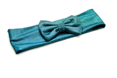 Blue Headband on white background の写真素材
