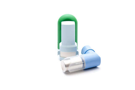 Different Asthma Inhalerの写真素材