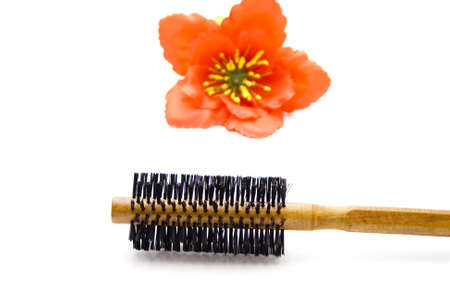 Wooden Hairbrush の写真素材