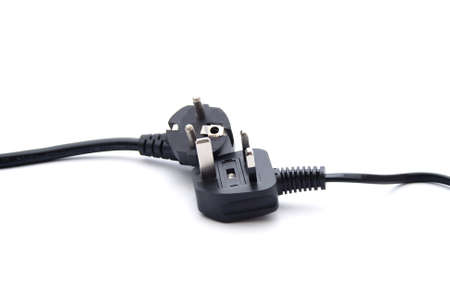 Black Power Plug with Cable 