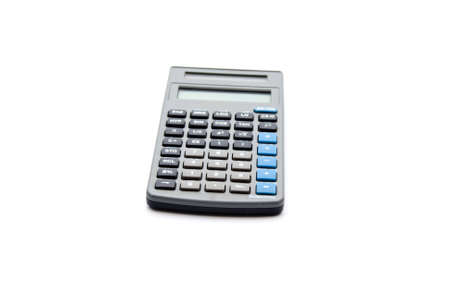 Pocket Calculator on white background の写真素材