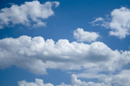 Blue Sky with Cloudsの写真素材