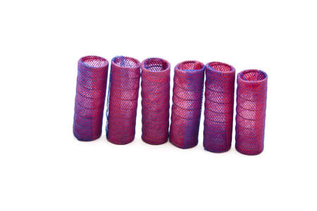 Red hair Curler の写真素材