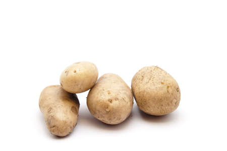 Fresh Brown Potatoesの写真素材