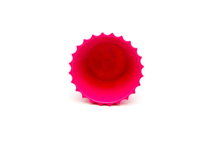Purple Plastic Bowl の写真素材