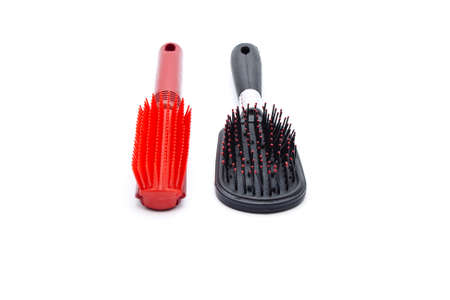 Different hairbrushの写真素材