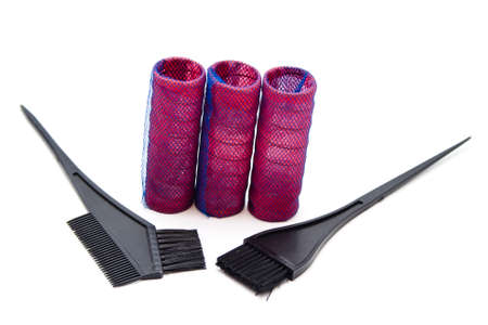 Hair Curler with Coloring Brush