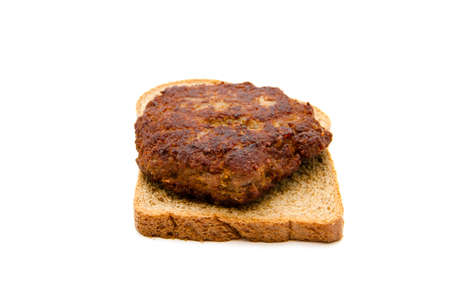Fresh Beef Frikadeller with Toast Bread の写真素材