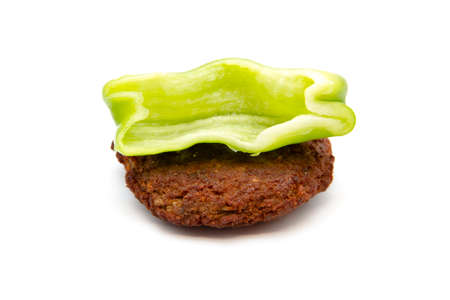 Fresh Frikadeller with Capsicum の写真素材