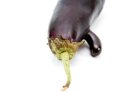 Fresh Dark Eggplant の写真素材