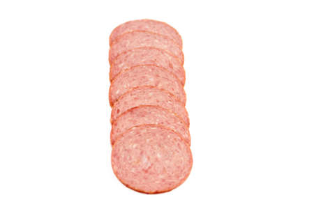 Fresh Beef Salami の写真素材