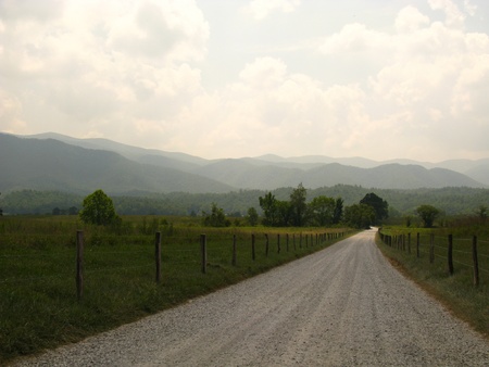 old mountain roadの写真素材