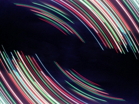 Semi radial light streaks effect