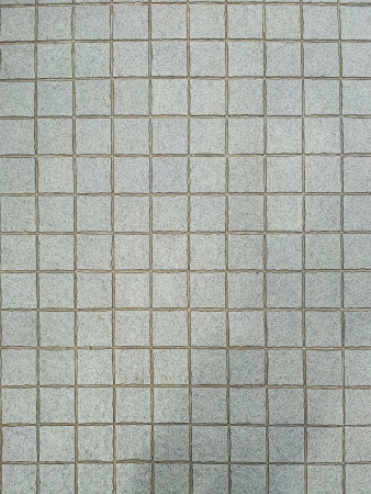 Squared tiled floor