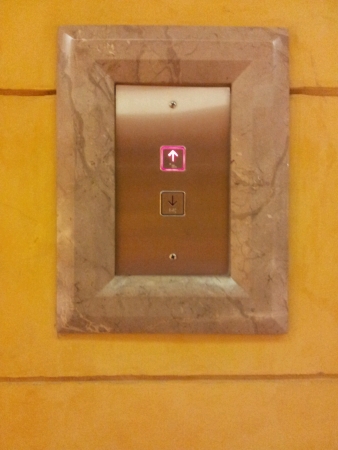 Button of a lift