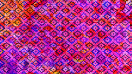 Colorful abstract background, pattern, wallpaper, textile, fabric, materialの写真素材