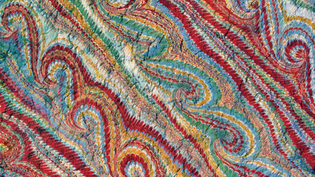 Abstract background from a fragment of a colored wall with a patternの写真素材