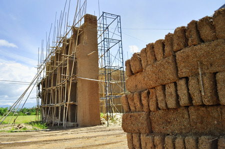 mud buildingの写真素材