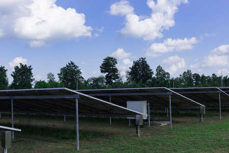Solar panel, alternative electricity source, concept of sustainable resources, And this is a new...