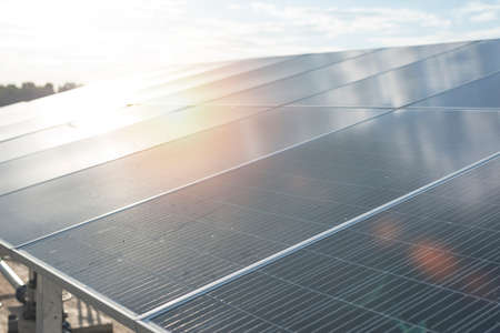 Small Solar Panel Installed In Agriculture.