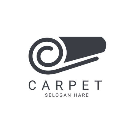 Modern red carpet design logoのイラスト素材