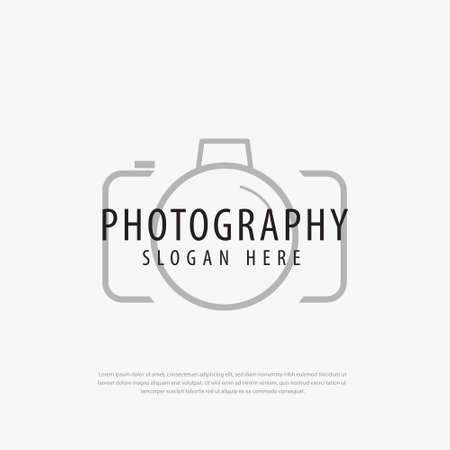 Line style shadow photography camera  .Icon vector illustrationのイラスト素材