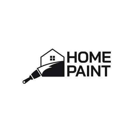 Creative House Paint Concept Logo,Design Templates,symbols,iconsのイラスト素材