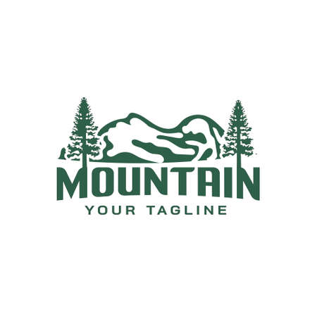 Mountain Vector  Template.のイラスト素材