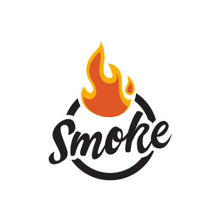 Smoky arena logo design inspirationのイラスト素材