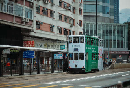 Local transportation in Hong Kongのeditorial素材