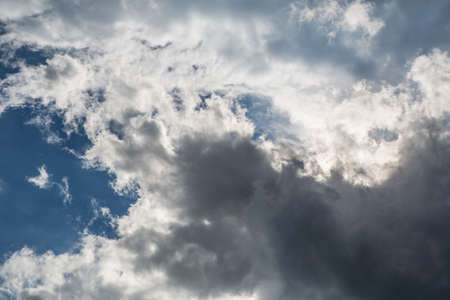the  blue dramatic sky with clouds horizontal