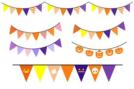 Icons made of black and white, simple and vector. Cute decorations can make your design more festive.のイラスト素材